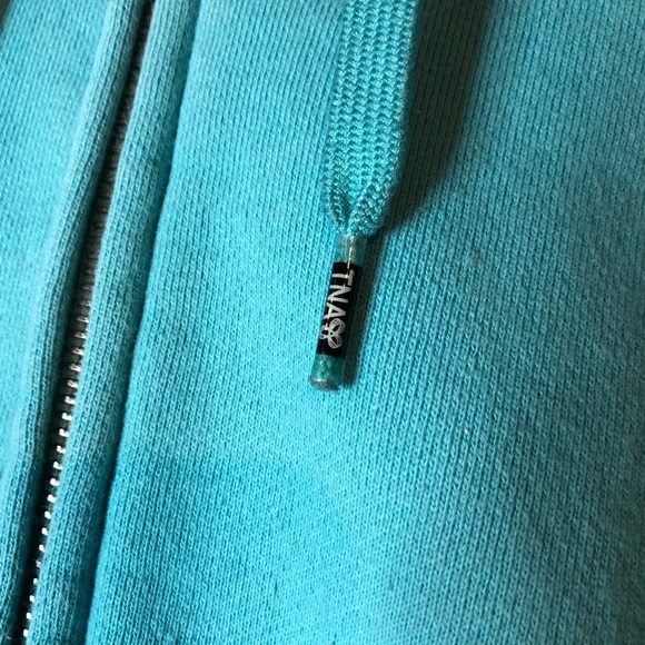 Aritzia TNA Zip-Up Hoodie | Aqua Size XS - Picture 13 of 13